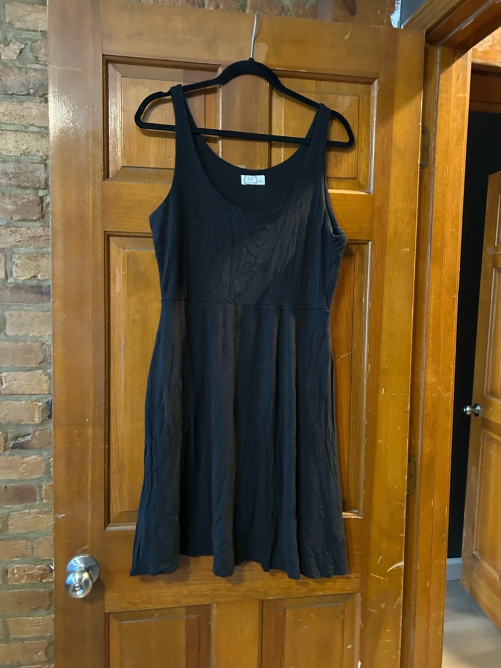 Maurices Black Scoop Neck Mini Dress